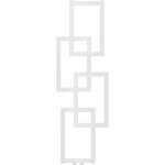 MEXEN - Grid otopný žebřík/radiátor dekorativní 1115 x 360 mm, 279 W, bílá W215-1115-360-00-20