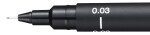 Uni PIN 003 liner 0,03 mm černý