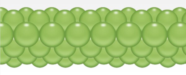 Balónková girlanda limetková zelená 3 m balonky.cz Balónková girlanda limetková zelená 3 m balonky.cz