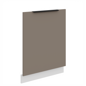 Dvířka na vestavnou myčku nádobí Aria ZM 713x596 Barva korpusu: Bílá, Barva dvířek: TA - Sandgrau AFM