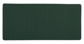MSV QUADRO Premium protiskluzová podložka do vany tmavě zelená / SBS kaučuk / 36 x 76 cm