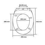 Wc sedátko AWD Interior polypropylen Swing 1218 AWD02181218