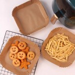 Dortisimo Pečicí papír do horkovzdušné fritézy čtvercový 16 cm (100 ks)