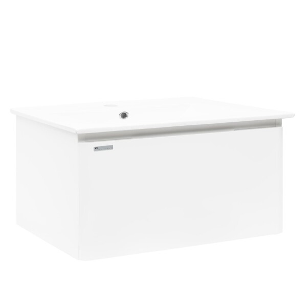 Koupelnová skříňka s umyvadlem Naturel Ancona 100x45x46 cm bílá lesklá ANCONA2100DVB ANCONA2100DVB