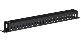 Lanberg AK-1201-B černá / Organizér kabelů do racku / 19" / 1U / typ A (AK-1201-B)