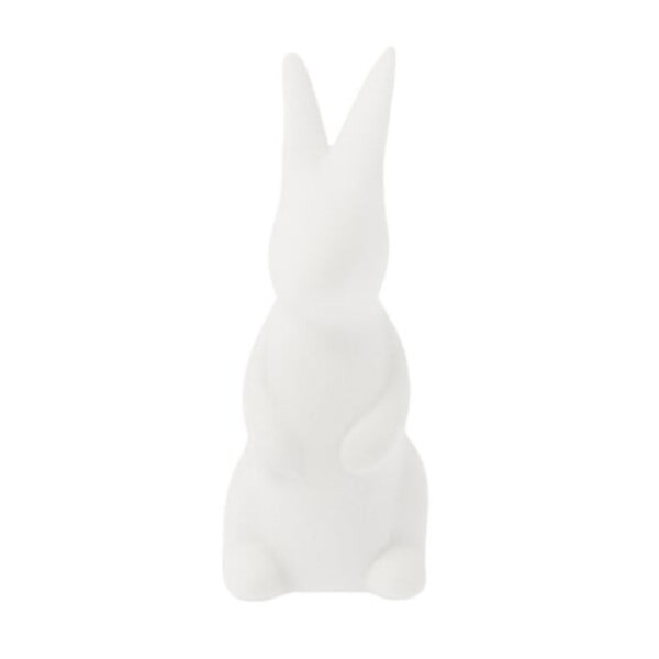 Storefactory Velikonoční dekorace FREJA 8 cm, bílá barva, porcelán