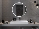 MEXEN - Gobi zrcadlo s osvětlením 90 cm, LED 6000K, 9801-090-090-611-00