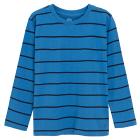 Pruhované tričko s dlouhým rukávem -modré - 92 STRIPES