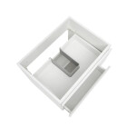 Koupelnová skříňka s keramickým umyvadlem SAT B-Way 59x50x45 cm bílý lesk BWAY260WU2BI BWAY260WU2BI