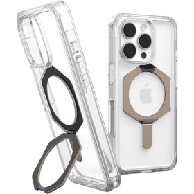 Urban Armor Gear Plyo XTE zadní kryt na mobil Apple iPhone 16 Pro transparentní, titan 1552552, Kompatibilní s MagSafe, stojící, odolné vůči nárazům