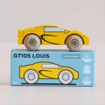LE TOY VAN Dřevěné autíčko Louis žlutá
