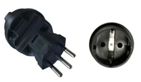 MicroConnect Power Adapter Schuko - Swiss černá / Švýcarská koncovka (PEAEUSWISS)