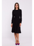 Rozšířené šaty S378 černé - Stylove S