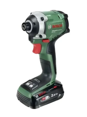 Bosch UniversalImpact 18V-210 / Aku rázový utahovák / 210 Nm / 1/4" šestihran / 2,0 Ah / kufr (06039E7001)