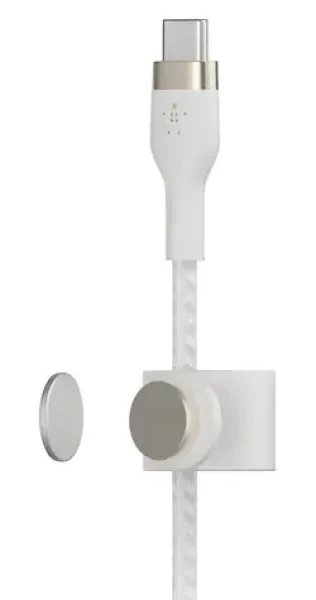 Belkin BOOST CHARGE Pro Flex / Kabel / USB-C na Lightning / Silikonový (CAA011BT2MWH)