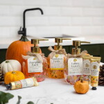 Somerset Toiletry Krém na ruce Falling Leaves 30 ml, zlatá barva, kov, plast