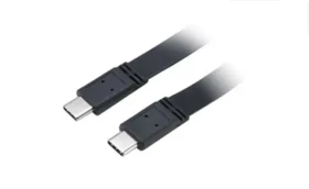 AKASA USB-C 3.1 Gen2 (M) - USB-C 3.1 Gen2 (M) 1m černá / Slim / 10Gbps (AK-CBUB46-10BK)