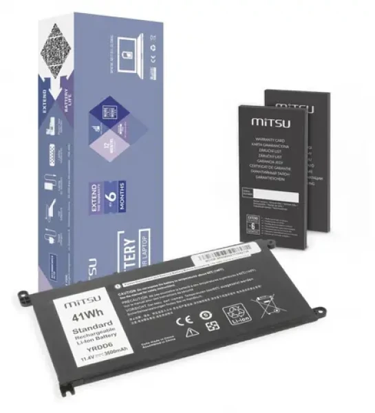 Baterie pro Dell Inspiron 14 5481, 5590 / Baterie pro notebook / 3600 mAh / 41 Wh / 11,4 V (BC/DE-5590)