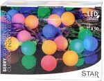 STAR TRADING Barevný LED řetěz Berry, multi barva, sklo