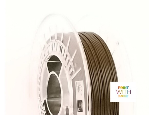 PLA WOOD EBEN filament 1,75 mm Print With Smile 0,45kg