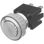 C & K Switches U811J85W3GE223 tlačítko 120 V, 28 V/DC 1 A 1x zap/(zap) červená (š x v) 15.24 mm x 12.70 mm 1 ks Bulk