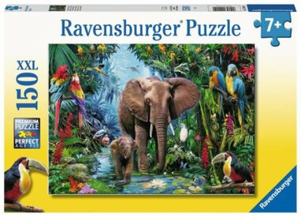 Ravensburger 129010 Safari zvířata 150 dílků