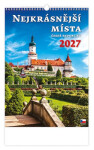 Kalendář nástěnný 2027 - Nejkrásnější místa ČR