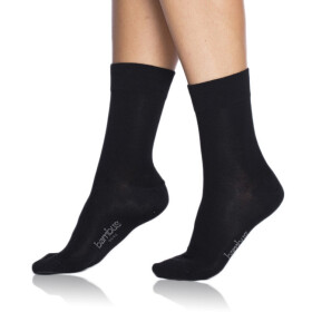 Dámské bambusové ponožky BAMBUS LADIES COMFORT SOCKS - BELLINDA - černá 39 - 42