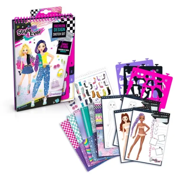 CANAL TOYS Mini skicák Fashion Designer