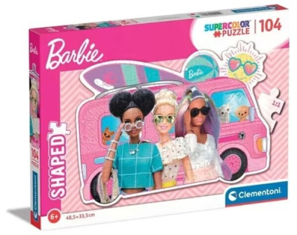 Obrysové puzzle 104 Barbie na výletě