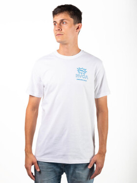RVCA PEST CONTROL white pánské tričko krátkým rukávem