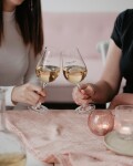 Bella Rose Sklenice na víno Problem Solved + vánoční krabička, čirá barva, sklo, 350 ml