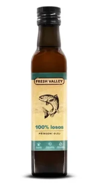 Fresh Valley Rybí olej losos 250 ml / Doplněk stravy pro psy (350900)