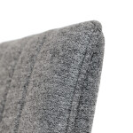 Jídelní židle, šedá, látka, DCL-379 GREY2