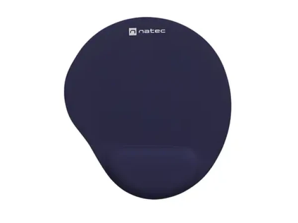 Natec Marmot tmavě modrá / Podložka pod myš / ergonomická / gelová / opěrka zápěstí (NPF-2182)