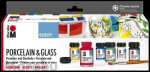 Marabu Porcelain & Glass starter set - Glossy 6 x 15ml
