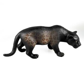 B - Figurka Levhart skvrnitý černý panter 11,5 cm