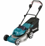 Makita DLM463Z / Aku Sekačka na trávu / 2x 18V / 3300 ot-min / až 800 m2 / záběr 46 cm / koš 60 l / Bez aku (DLM463Z)