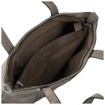 Trendy dámská koženková kabelka na rameno Gladys, khaki