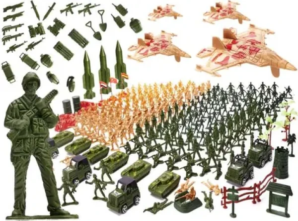 KIK Sada Vojáci s doplňky 307 ks