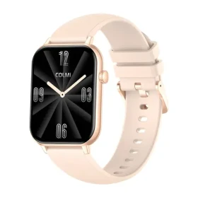 Colmi C28 zlatá / Chytré hodinky / AMOLED displej / Bluetooth volání / 100+ sportovních režimů (C28-gold silicone)
