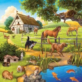 Ravensburger - Puzzle - Domácí zvířata