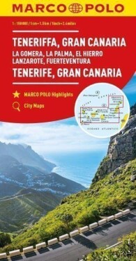 Tenerife, Gran Canaria / mapa 1:150 000