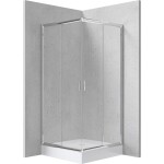 DEANTE - Funkia chrom - Sprchový kout, čtvercový, 80x80 cm KYC_042K