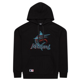 New Era Pánská mikina Miami Marlins MLB Team Logo Hoodie Velikost: 2XL