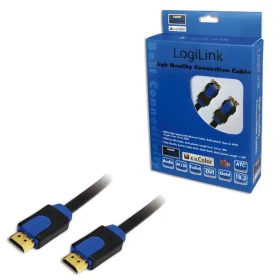 LogiLink HDMI černá / HDMI kabel / High Speed s Ethernetem / 4K / 5 m (CHB1105)