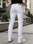 Pánské bílé džíny slim fit FashionStreet UX4487 s33