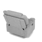 Relaxační křeslo, šedá látka, TV-4088 SIL2