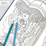 Berättelser fran midnattsmaskeraden, antistresové omalovánky, Hanna Karlzon