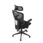 Kancelářská židle, synchronní mechanismus, černá látka, KA-Q8203 BK